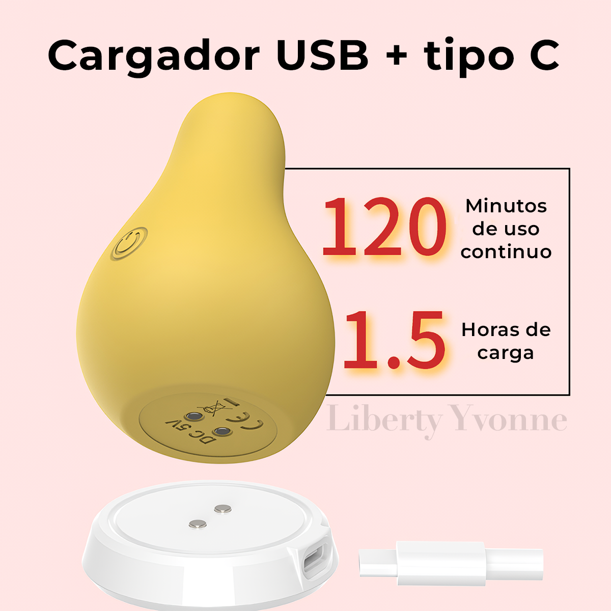 Vibrador Frutal Para Clitoris Diseño Discreto Y Divertido