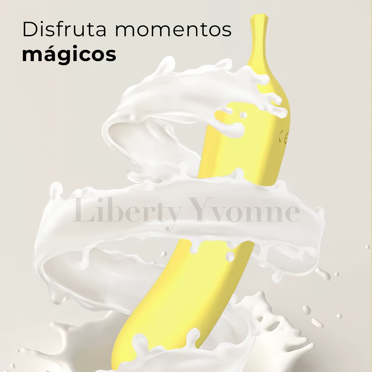 Vibrador Banano De Silicona Suave Al Tacto