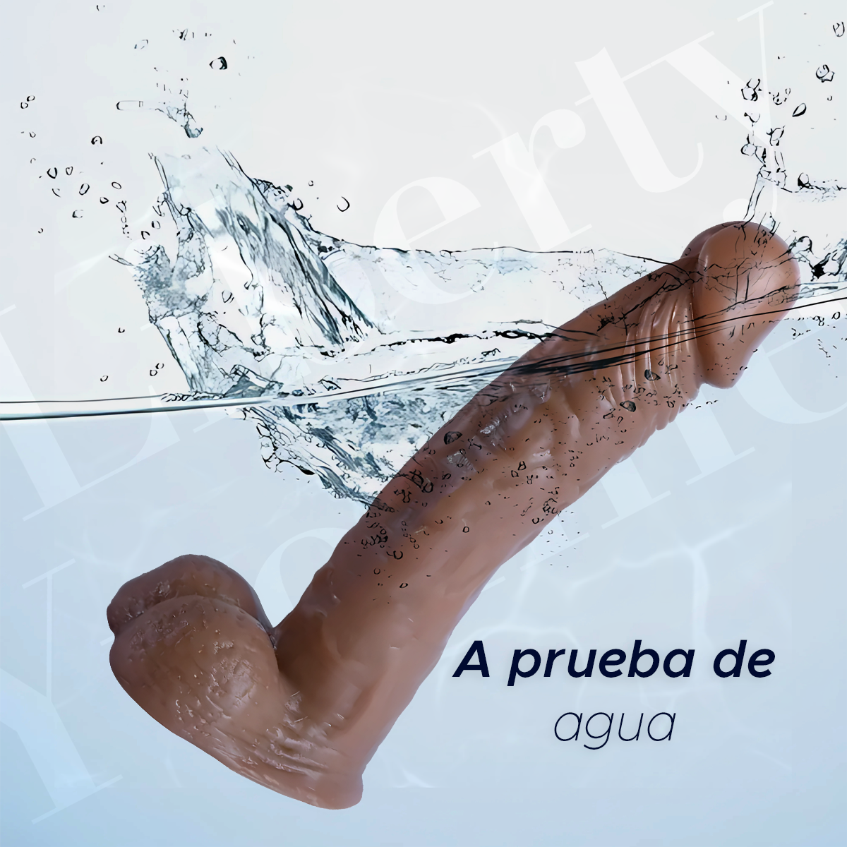 Consolador Realista Con Textura Silicona Suave Dildo Curvo 8"