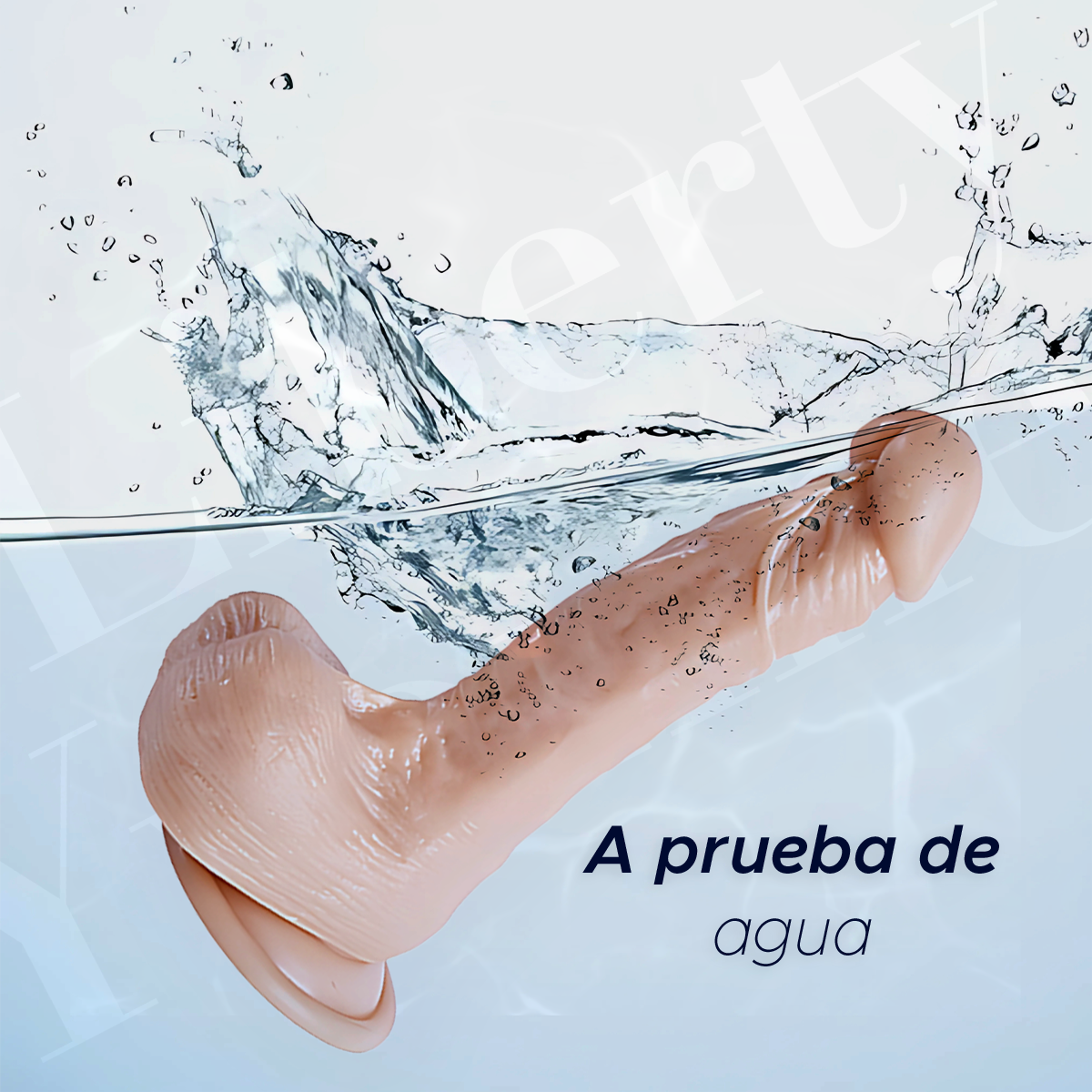 Consolador Realista Con Textura Silicona Suave Dildo Recto 7