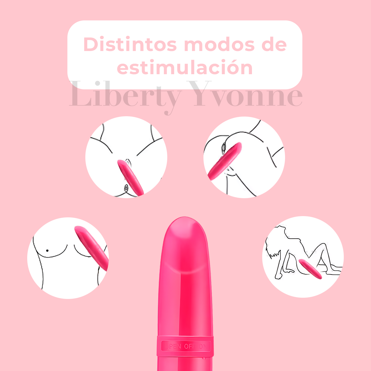 Vibrador Vaginal Con Formal De Labial Estimulador
