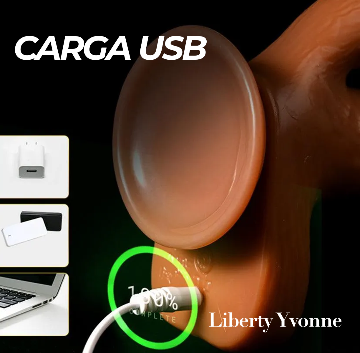 Vibrador Vaginal Estimulador Con Control Remoto Y Ventosa