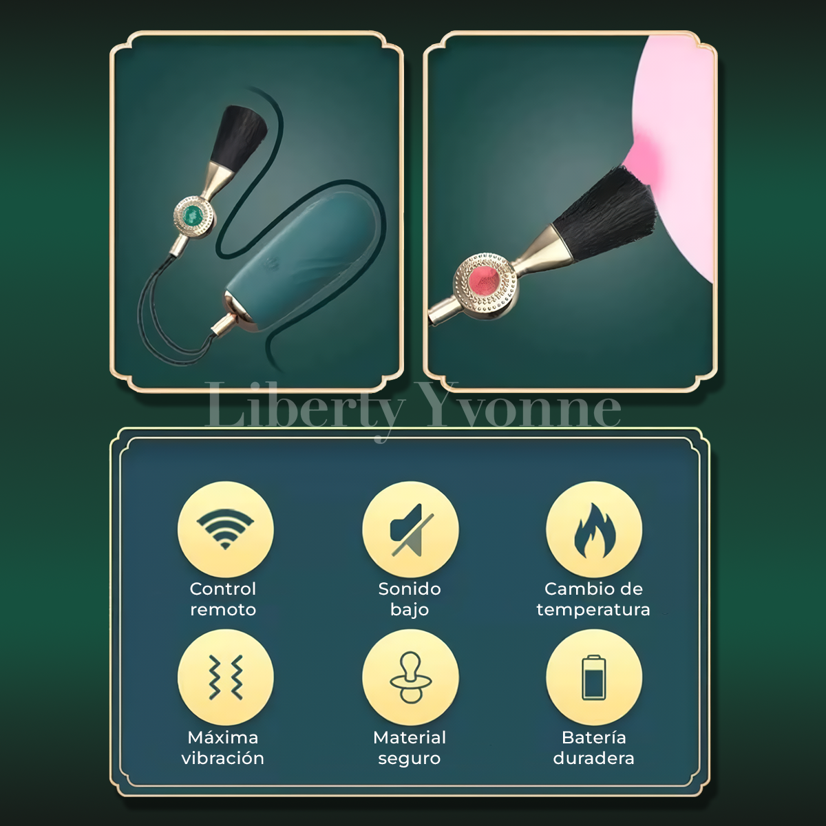 Vibrador De Clítoris Bella Bonita Con Control Remoto