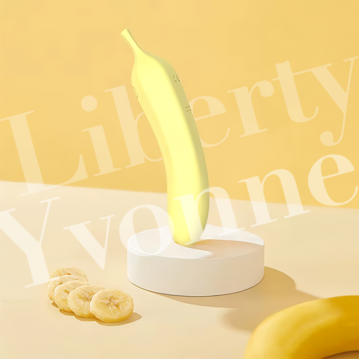 Vibrador Banano De Silicona Suave Al Tacto