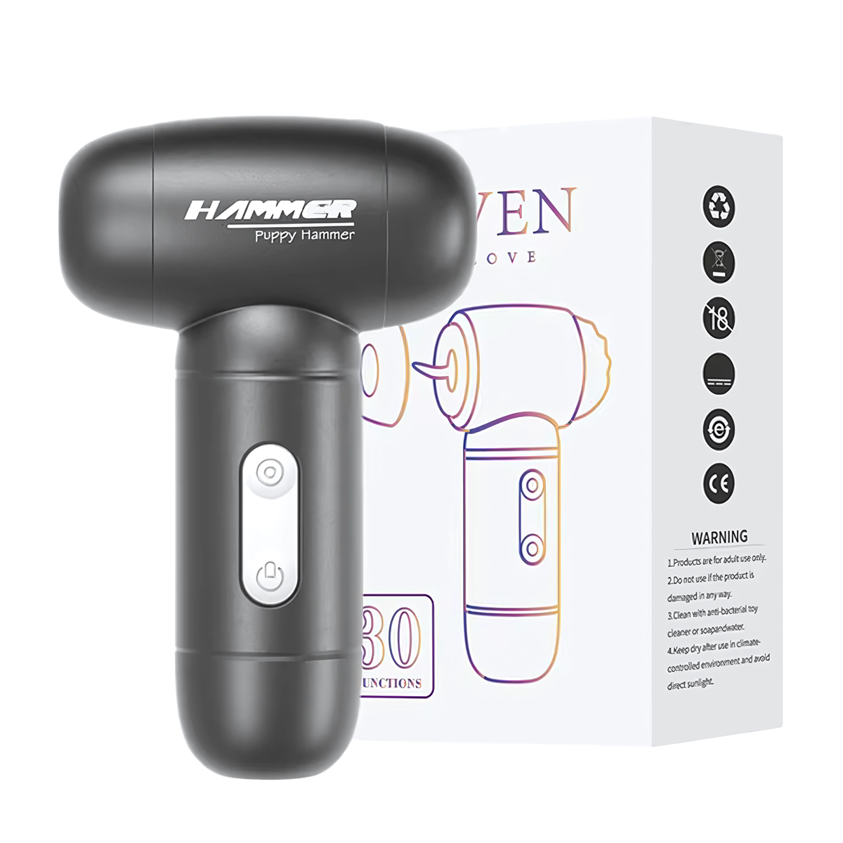 Succionador Masajeador Puppy Hammer 30 Velocidades