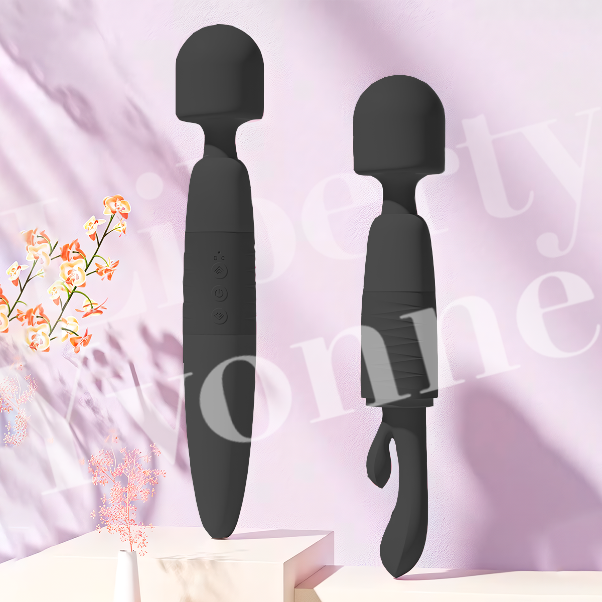 Bastón Vibrador Av Masajeador Silicona Hipoalergénica
