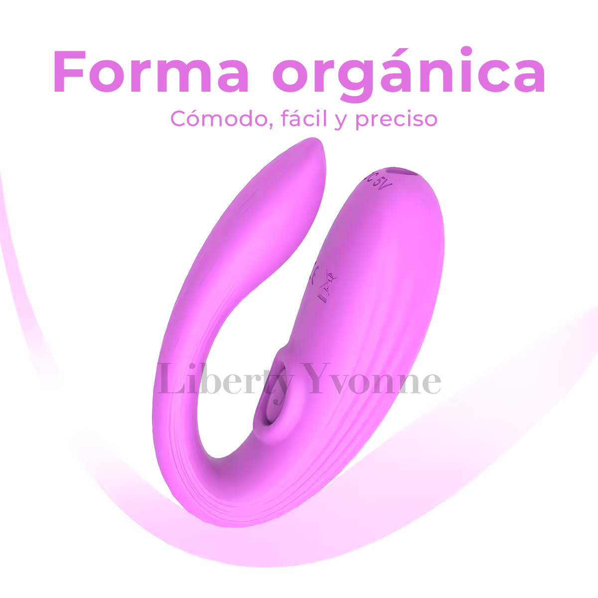 Vibrador Resonancia Doble Estimulación Silicona Suave