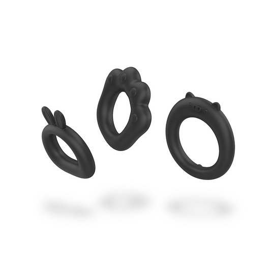 Set De Anillos Retardantes 3 Pz Silicona Suave